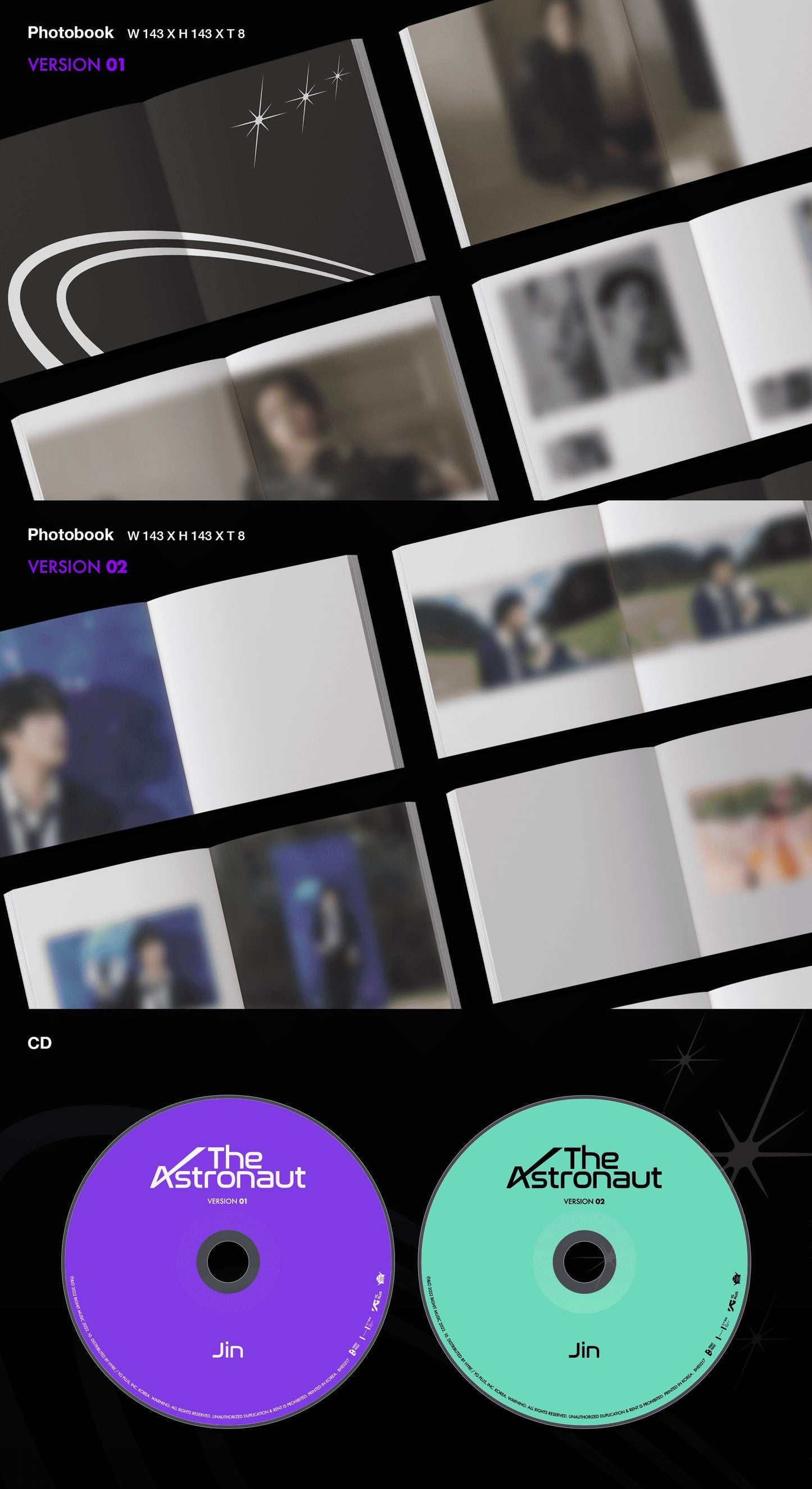 JIN (BTS) - 1st Single Album [The Astronaut]