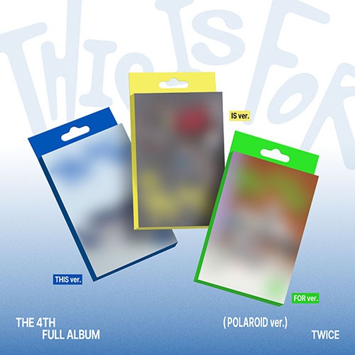 TWICE - 4th Full Album [THIS IS FOR] (POLAROID Ver.) (Random)