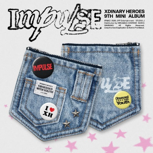 Xdinary Heroes - 9th Mini Album [IMPULSE] (DENIM POUCH Ver.)
