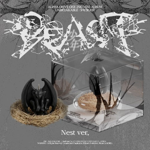ALPHA DRIVE ONE - 2nd Mini Album [UNBREAKABLE : 少年 BEAST] (Nest Ver.)