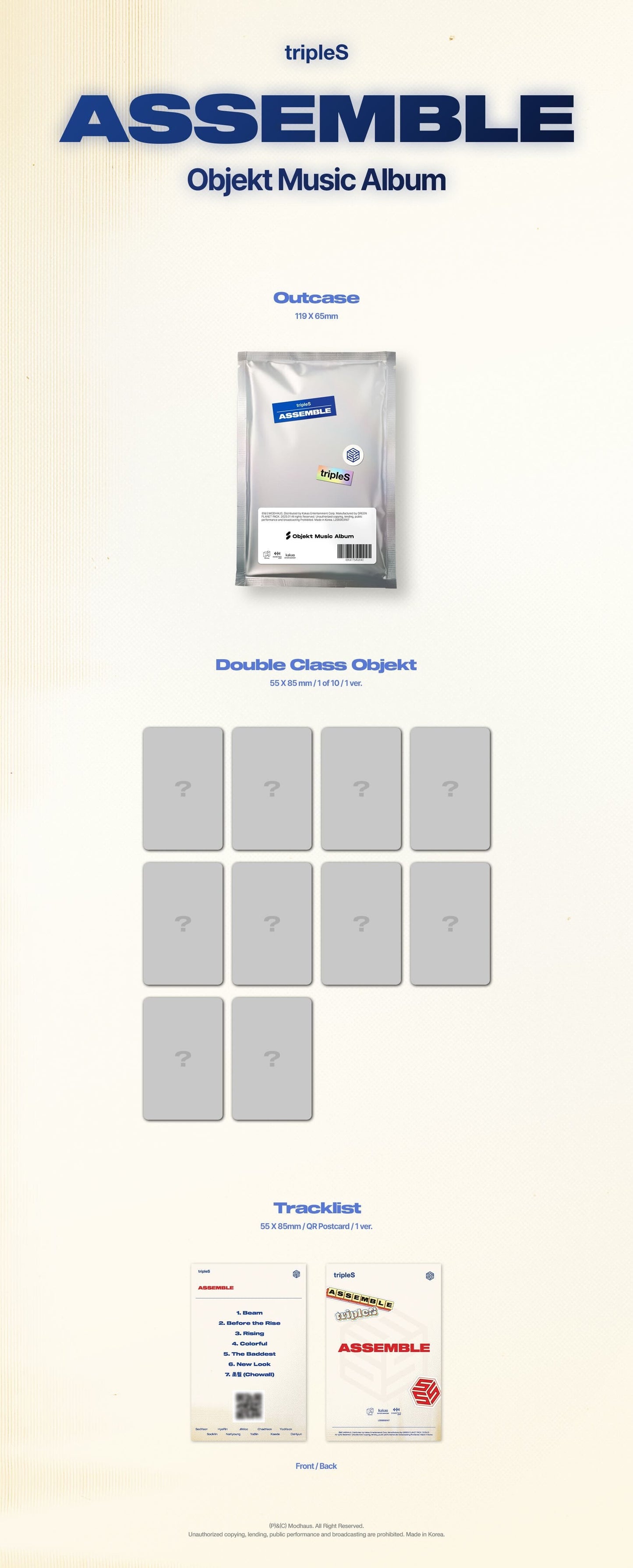 tripleS – Mini Album ASSEMBLE (Objekt Music Album Version)