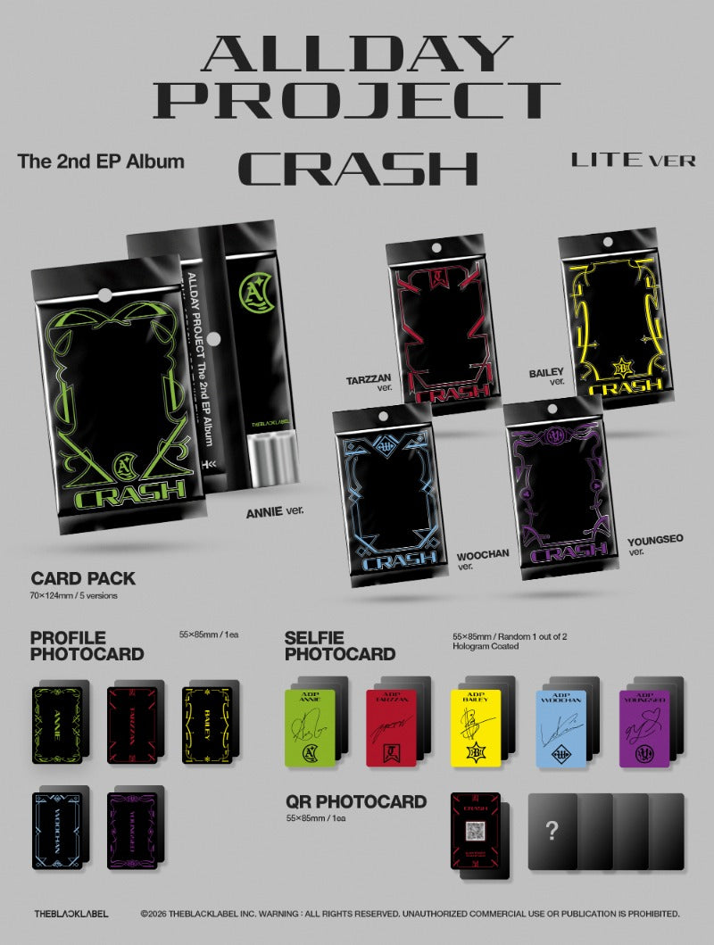 ALLDAY PROJECT - The 2nd EP Album [CRASH] (LITE Ver.)