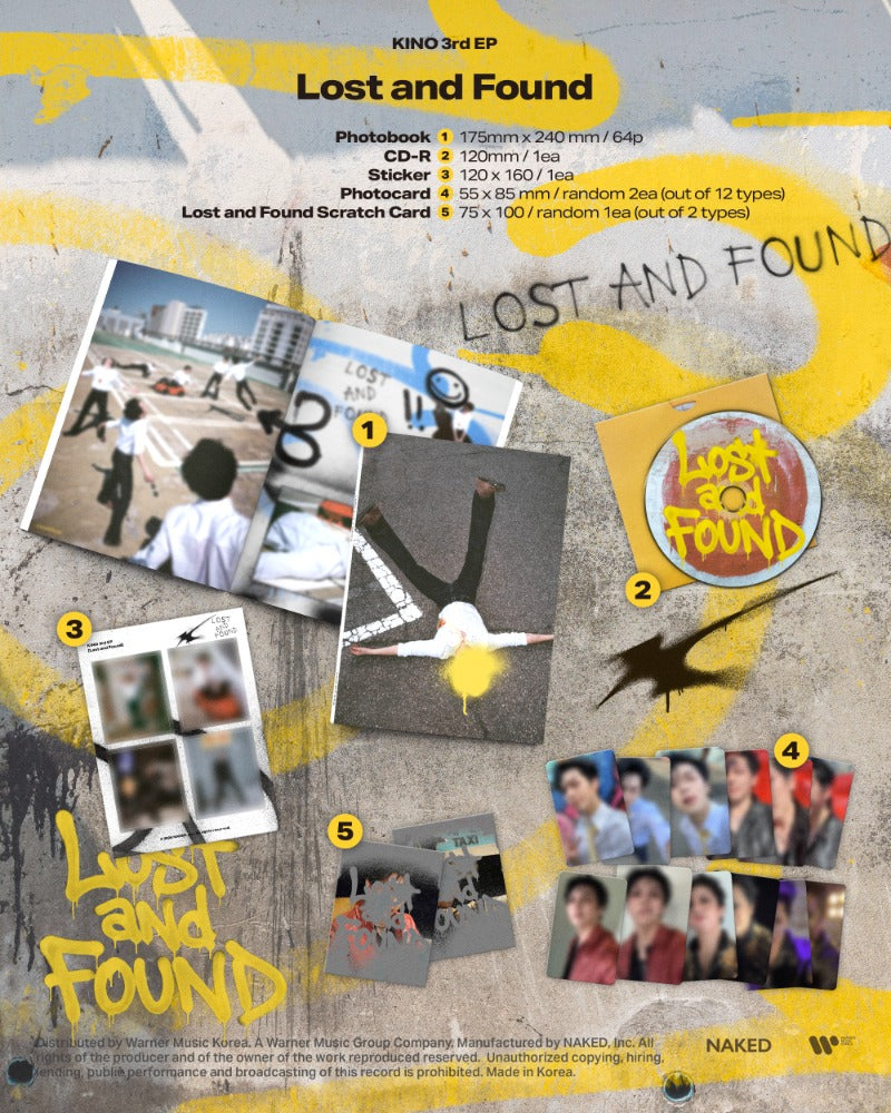 KINO - 3rd EP Album [Lost and Found]
