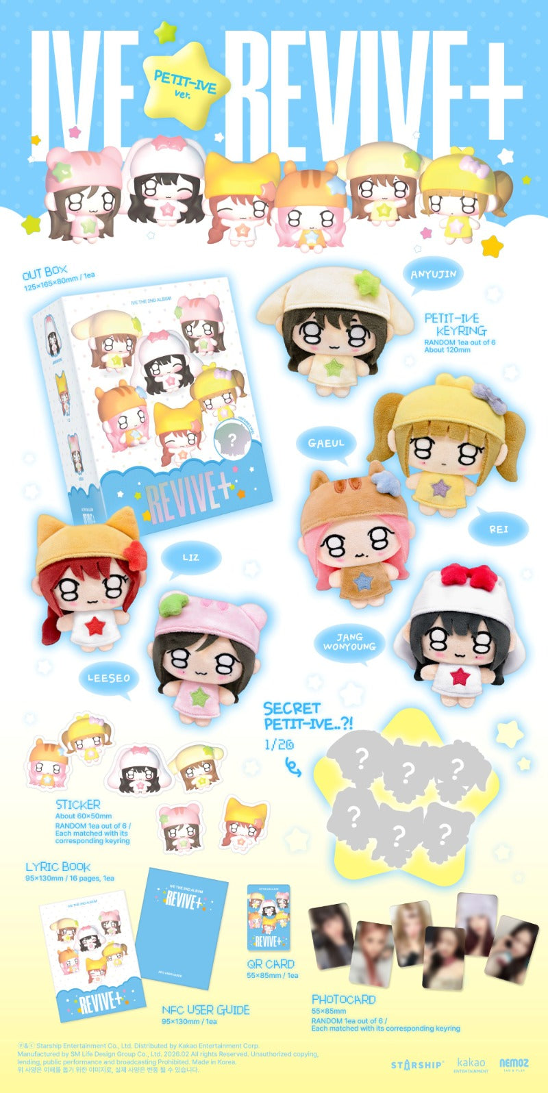 IVE - 2nd Album [REVIVE +] (PETIT-IVE Ver.) (Random)