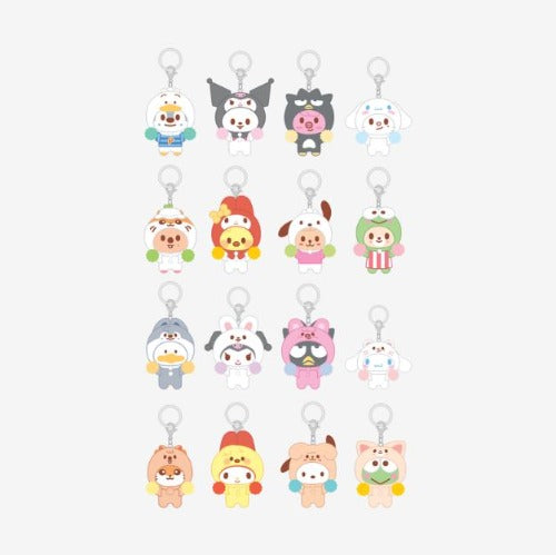 SKZOO - MD [SKZOO X SANRIO CHARACTERS] SECRET FLOCKED FIGURE KEYRING (CHEER UP Ver.)