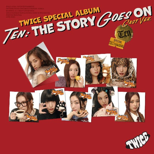 TWICE - Special Album [TEN: The Story Goes On] (Cast Ver.) (Random)