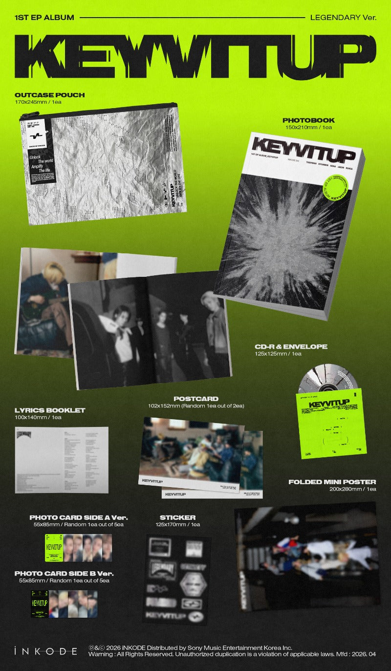KEYVITUP – 1st EP Album “KEYVITUP” (Random Version)