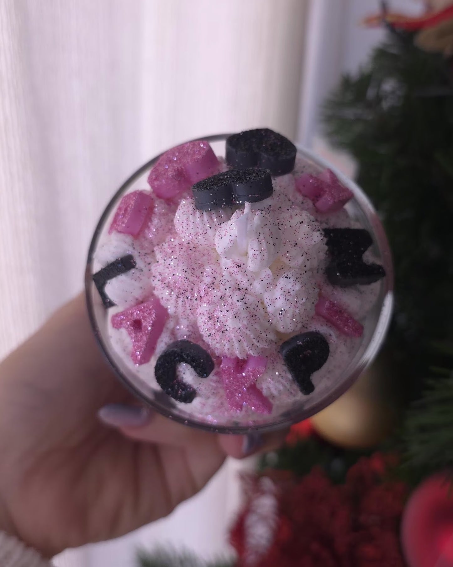 BLACKPINK K-pop Inspired Soy Candle – Handmade Decorative Dessert Candle