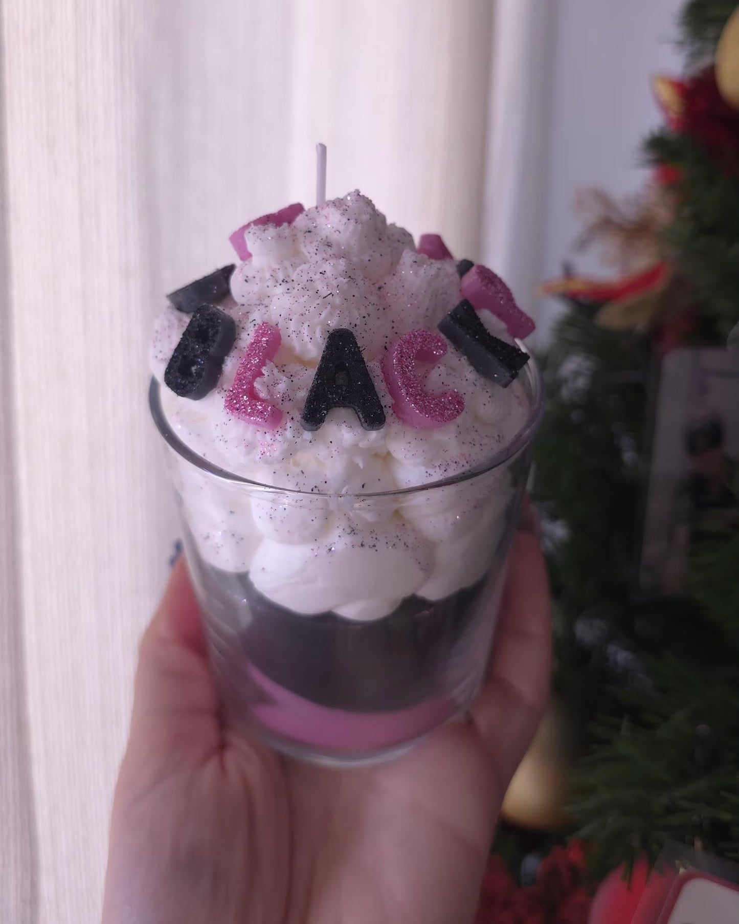 BLACKPINK K-pop Inspired Soy Candle – Handmade Decorative Dessert Candle