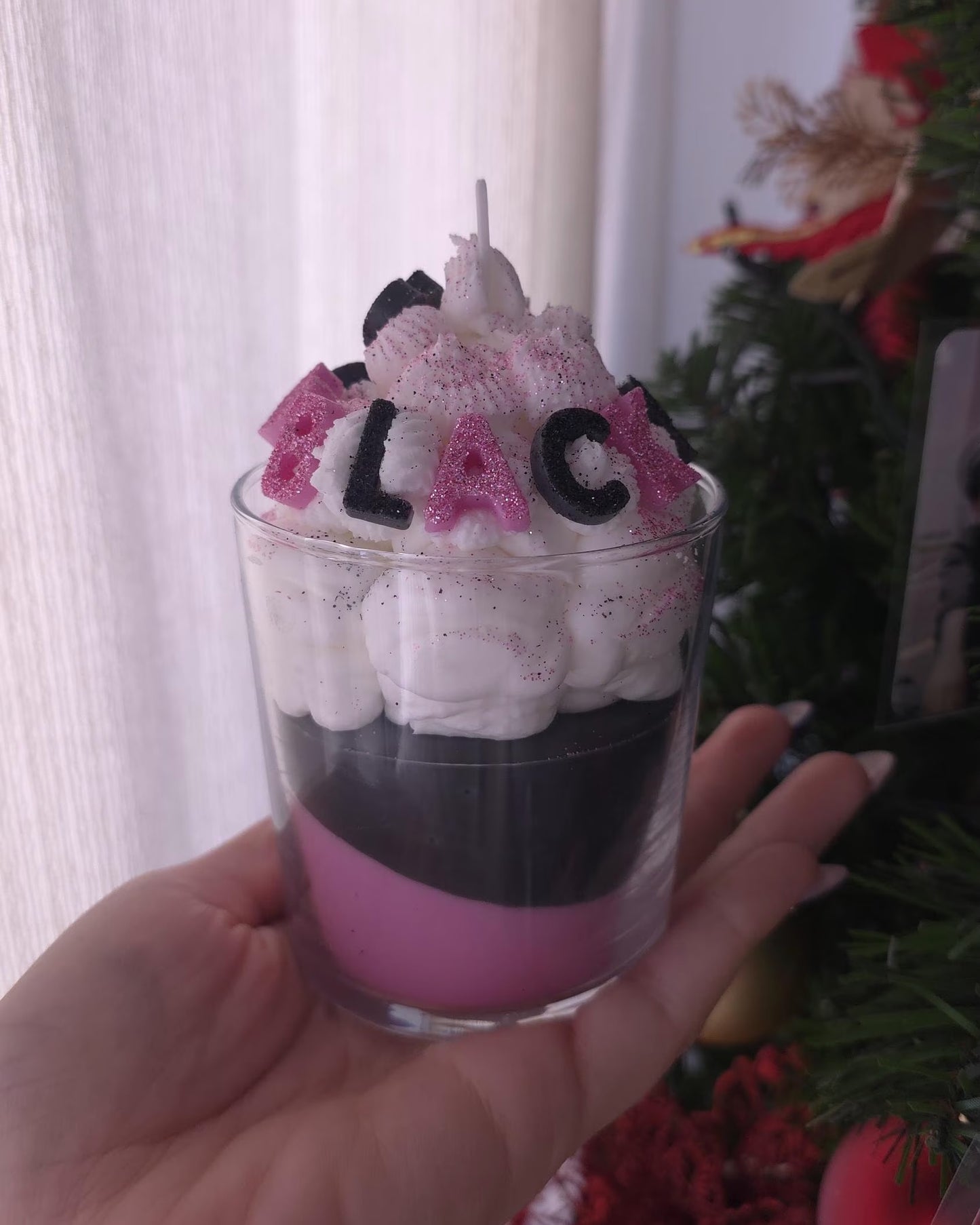 BLACKPINK K-pop Inspired Soy Candle – Handmade Decorative Dessert Candle