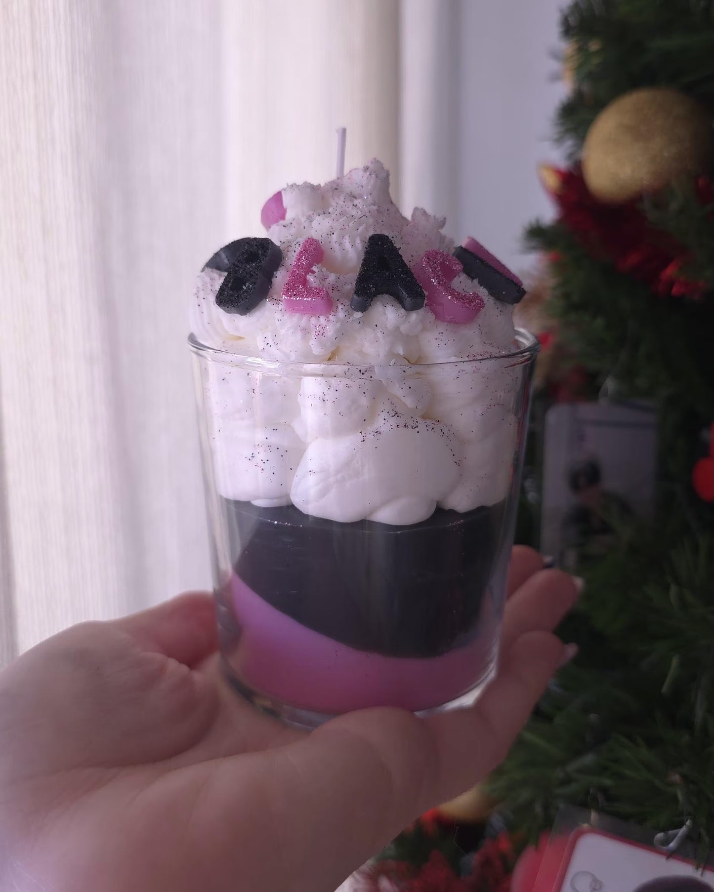 BLACKPINK K-pop Inspired Soy Candle – Handmade Decorative Dessert Candle
