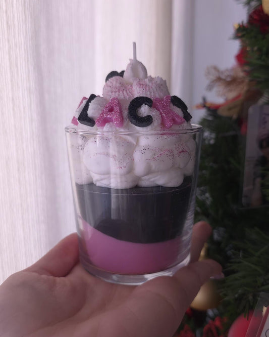 BLACKPINK K-pop Inspired Soy Candle – Handmade Decorative Dessert Candle