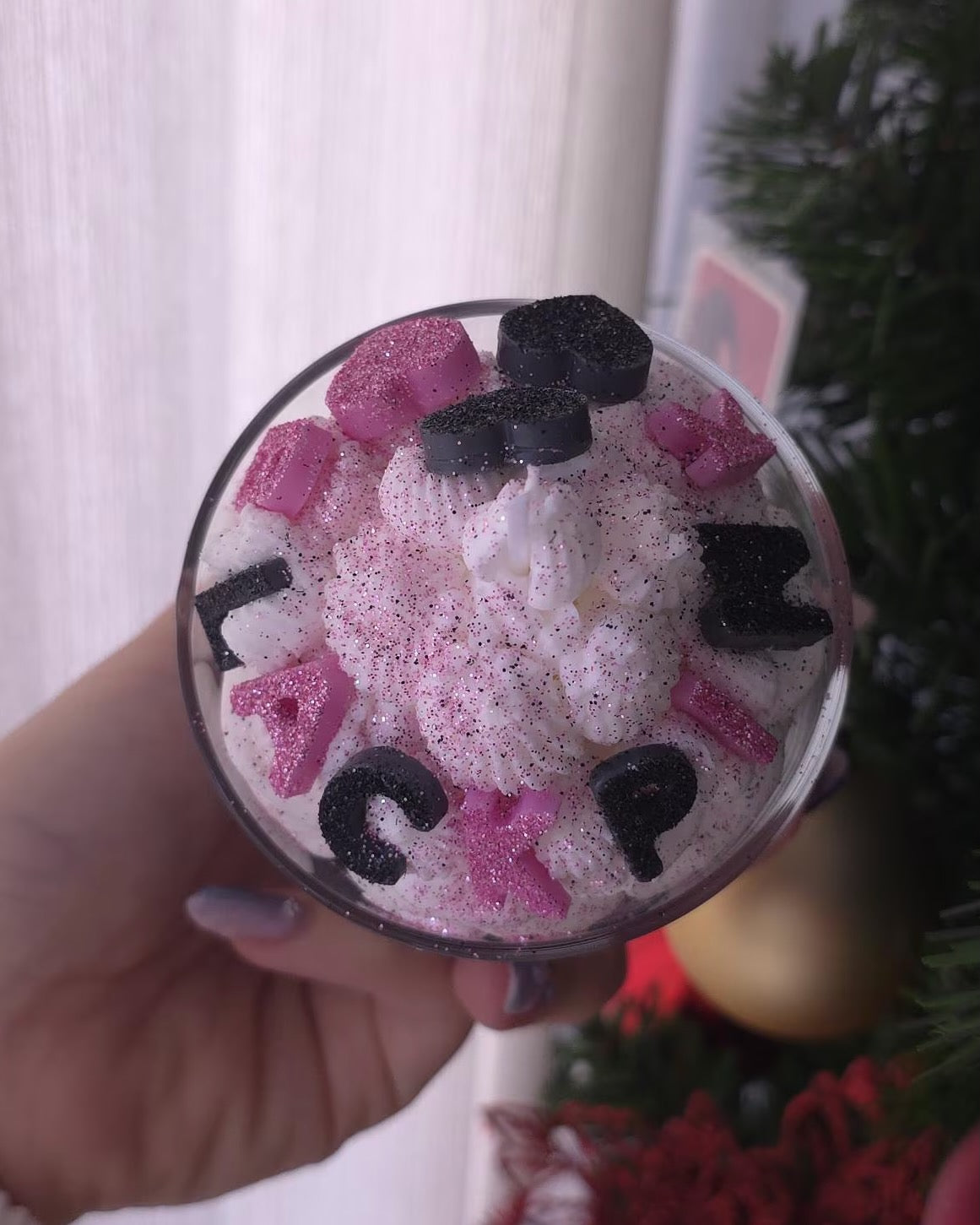 BLACKPINK K-pop Inspired Soy Candle – Handmade Decorative Dessert Candle