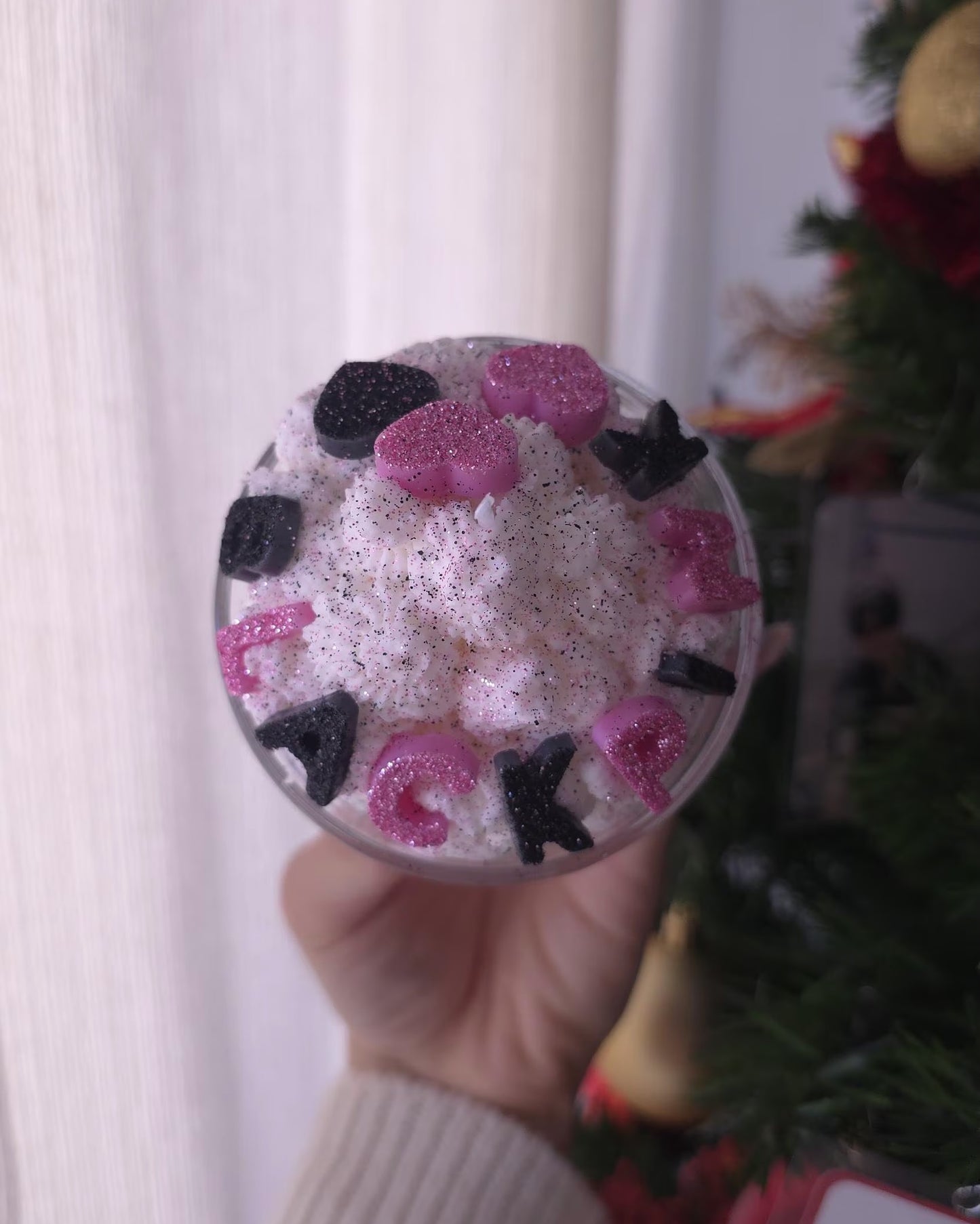 BLACKPINK K-pop Inspired Soy Candle – Handmade Decorative Dessert Candle