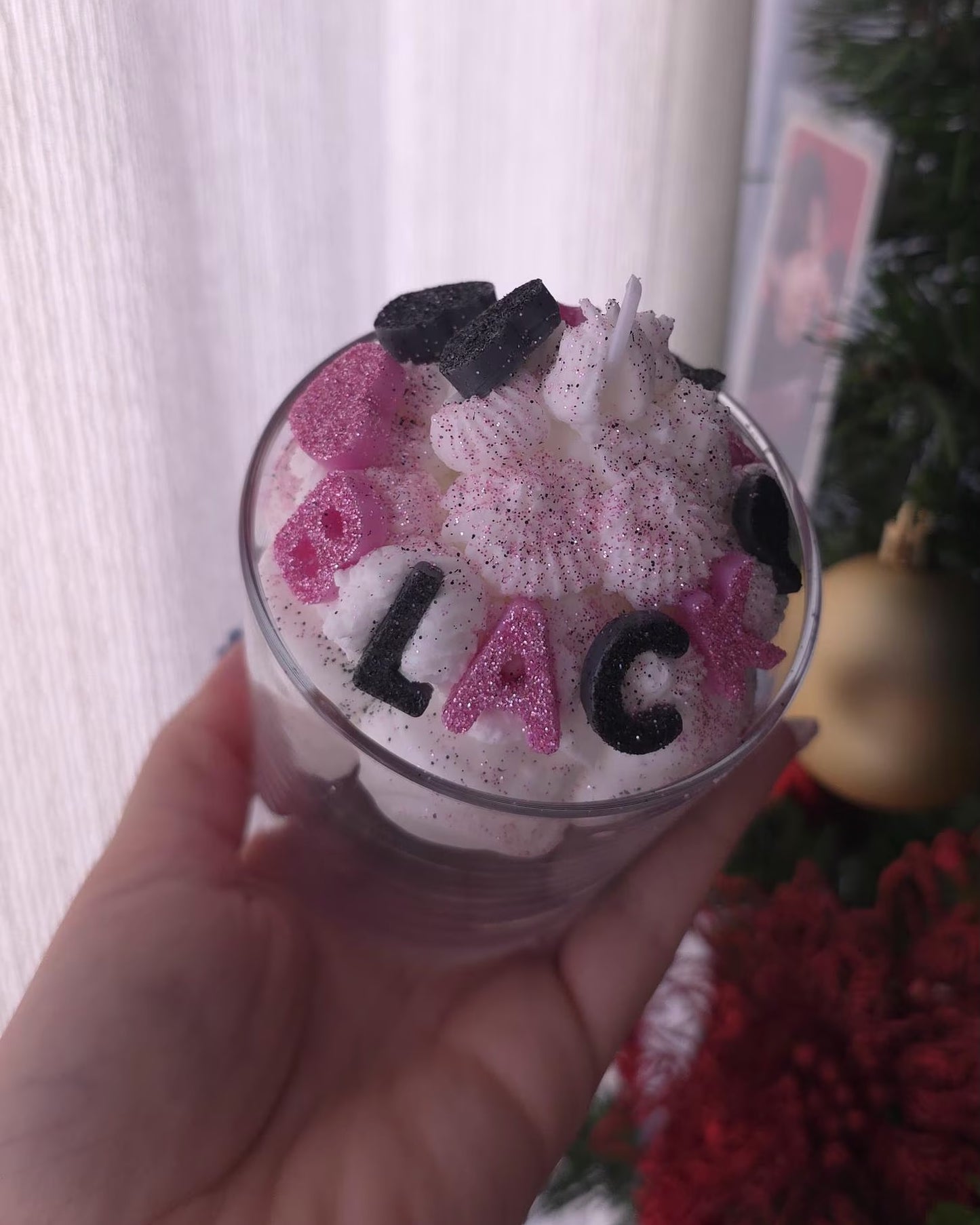 BLACKPINK K-pop Inspired Soy Candle – Handmade Decorative Dessert Candle