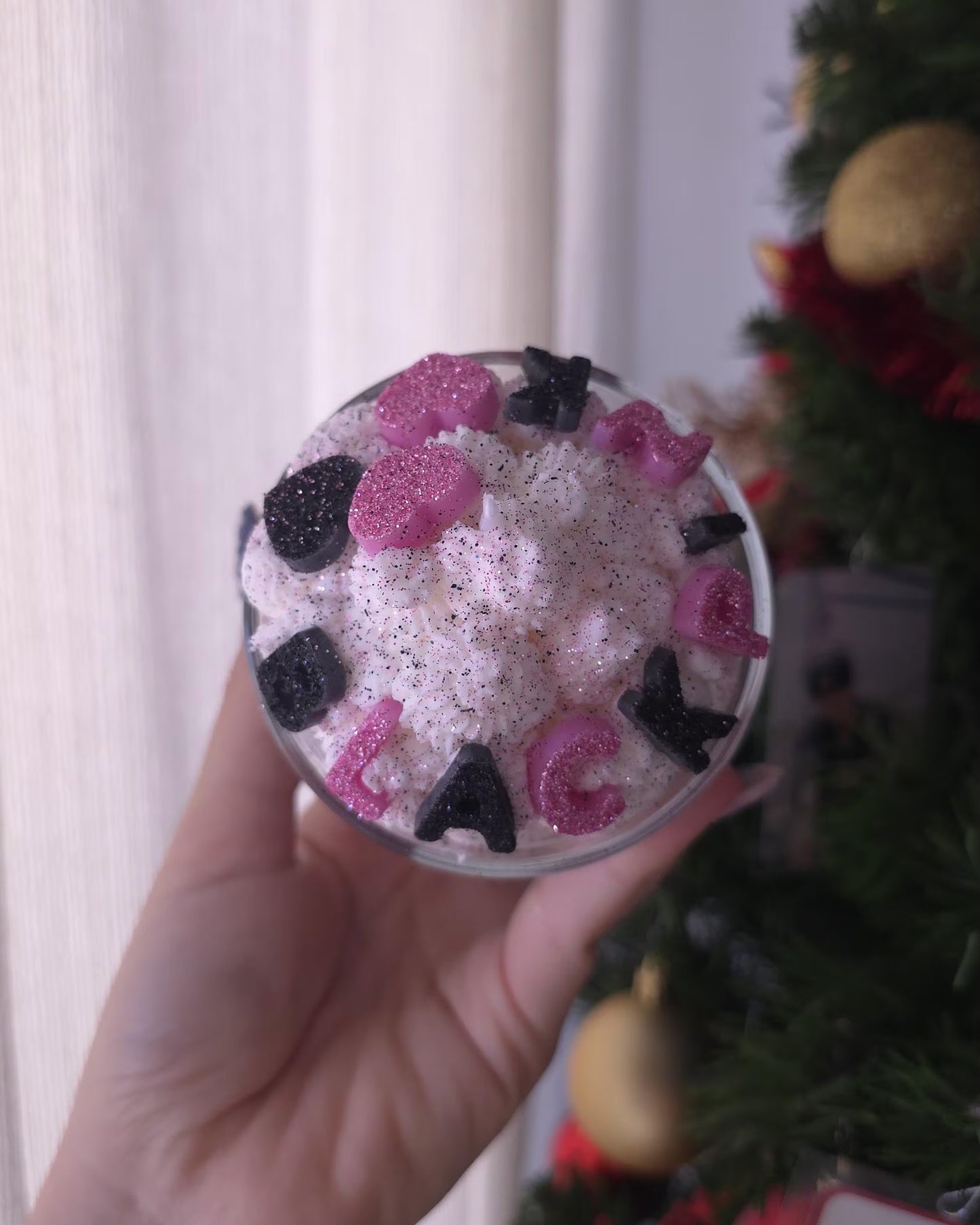 BLACKPINK K-pop Inspired Soy Candle – Handmade Decorative Dessert Candle