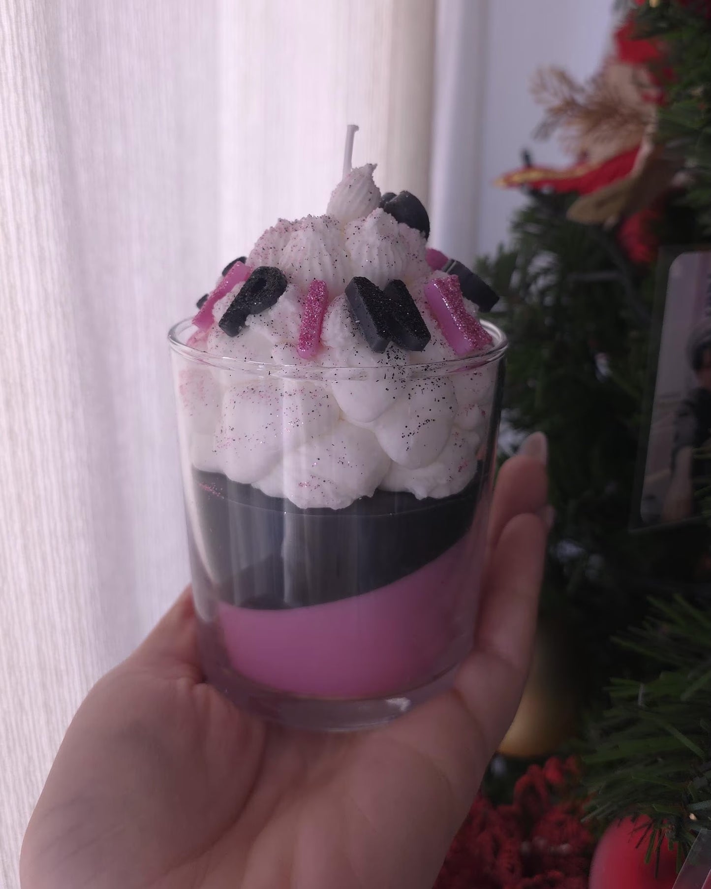 BLACKPINK K-pop Inspired Soy Candle – Handmade Decorative Dessert Candle