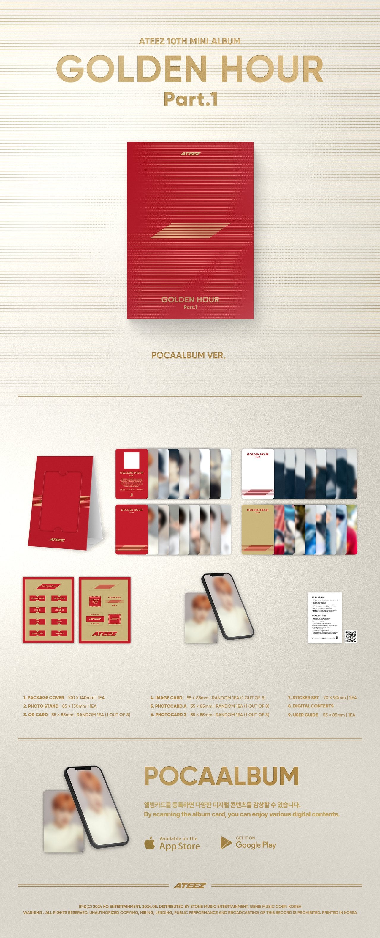 ATEEZ – GOLDEN HOUR : Part.1 (POCAALBUM VER.)