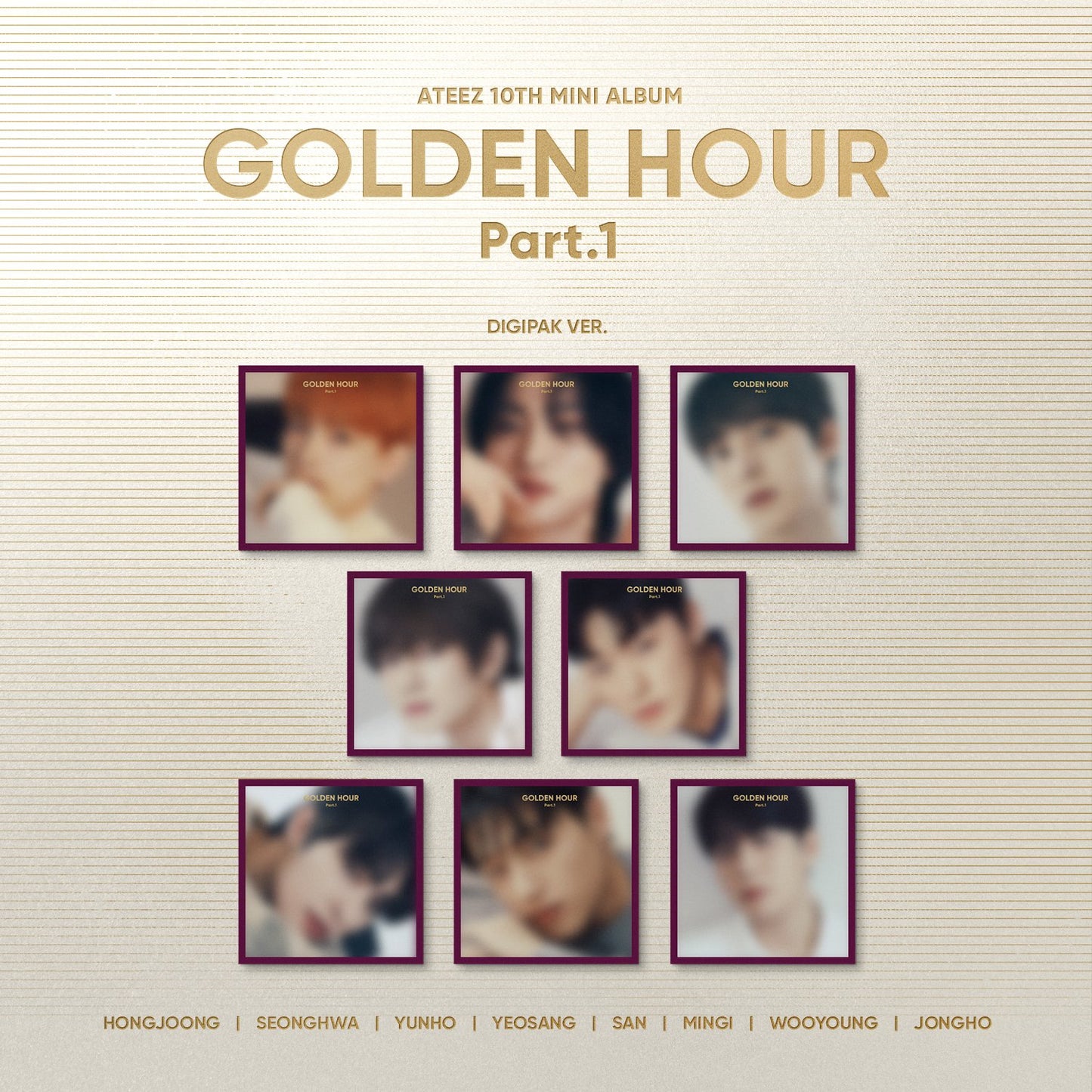 ATEEZ - GOLDEN HOUR : Part.1 (DIGIPACK VER.)