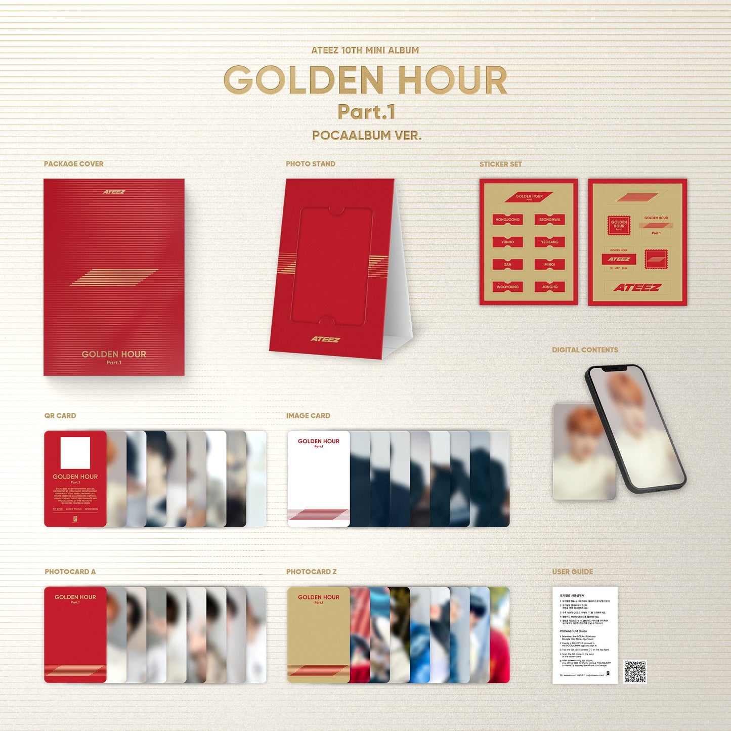 ATEEZ – GOLDEN HOUR : Part.1 (POCAALBUM VER.)
