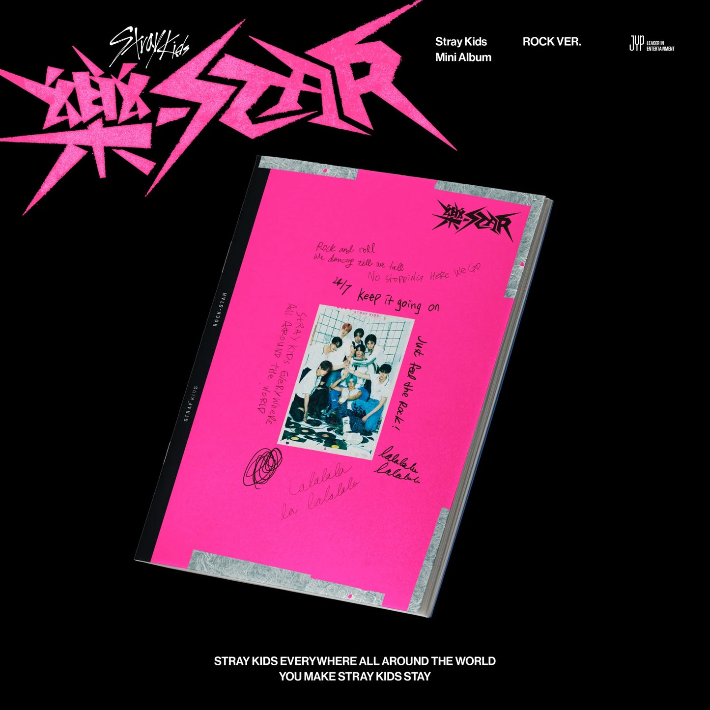 Stray Kids - 8th Mini Album [樂-STAR] (Standard Ver.) (ROCK Ver. / ROLL Ver.)